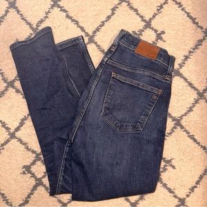 Madewell slim straight leg jeans